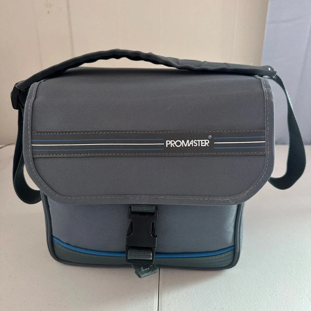 Gray/Blue Promaster DSLR Camera Bag